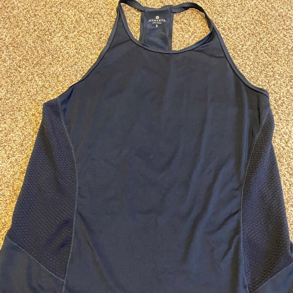 Athleta navy blue tank top